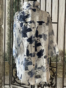 IC Collection Sheer Floral Jacket-IC-2277J