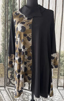 IC Collection Animal Print High-Low Tunic-IC-3106T