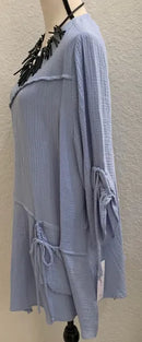 IC COLLECTION GAUZE TUNIC-IC-3068T