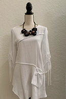 IC COLLECTION GAUZE TUNIC-IC-3068T