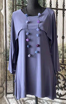 By JJ 3/4 Sleeve Batwing Tunic-IT-149-B
