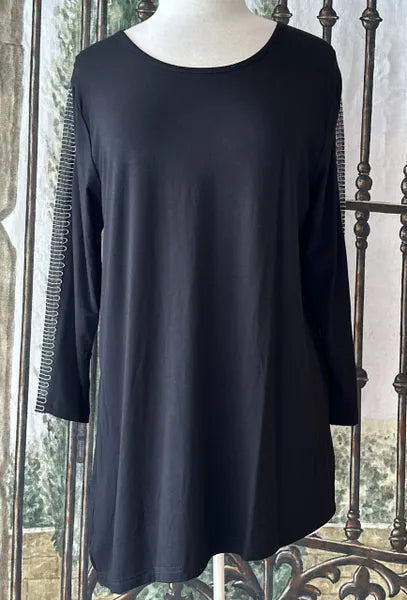 Gardy Long Sleeve Bead Link Top-8902
