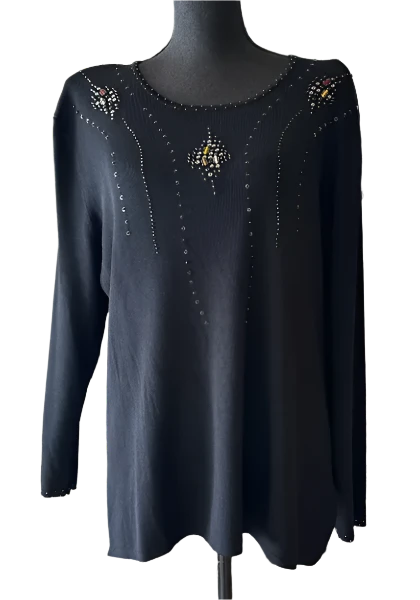 Gardy Rhinestone Night Sky Top-GS771
