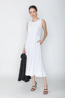IC Collection Sleeveless Bottom Ruffle Dress-IC-4360D
