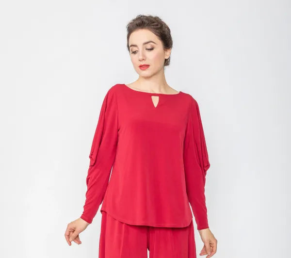 IC Collection Keyhole Tunic-IC-5563T (CIN) | Unique Apparel USA