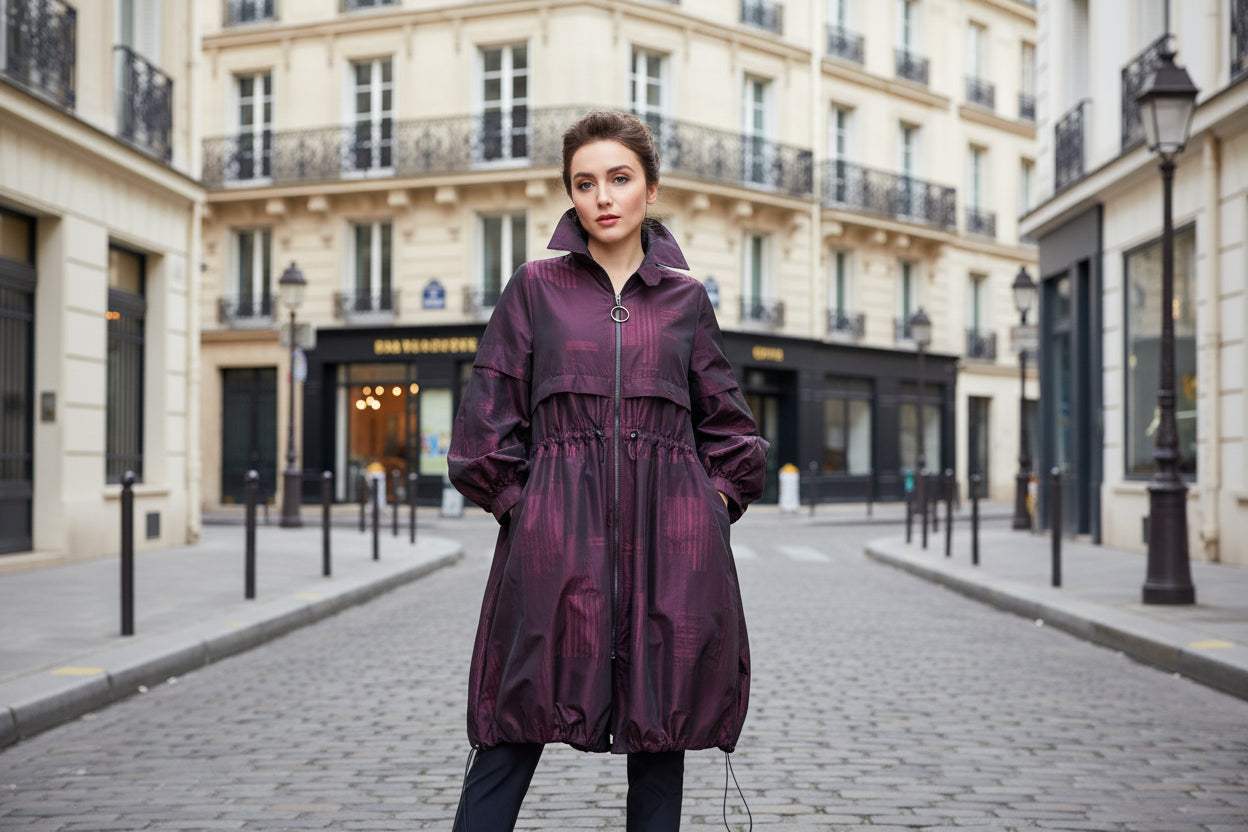 IC Collection Abstract Puff Sleeve Jacket | Unique Apparel USA