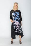 IC Collection Long Sleeve Safari Dress-IC-5000D