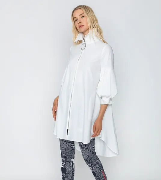 IC Collectiion High Low Collared Jacket-IC-5672J