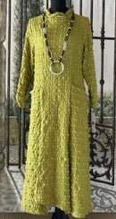 IC Collection Puckered Styling Dress-IC-6000D