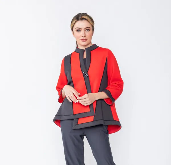 IC Collection Asymmetric Merrow Jacket | Unique Apparel USA