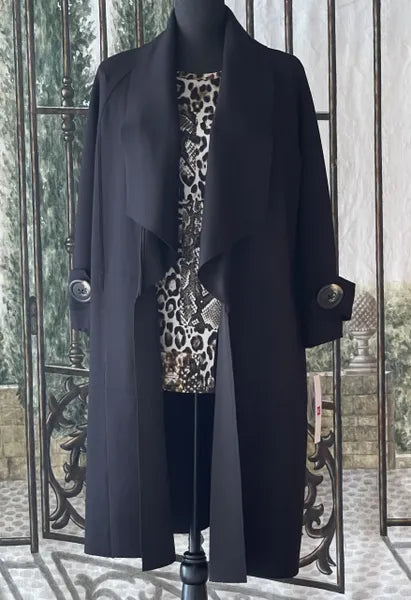 IC Collection Long Open Front Jacket-IC-4585J-DUP