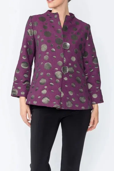 IC Collection Metallic Dot Jacket | Unique Apparel USA