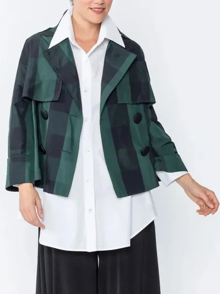 IC Collection Two Button Short Jacket | Unique Apparel USA