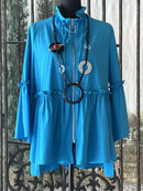 IC Collection Short Ruffled Jacket-IC-4646J