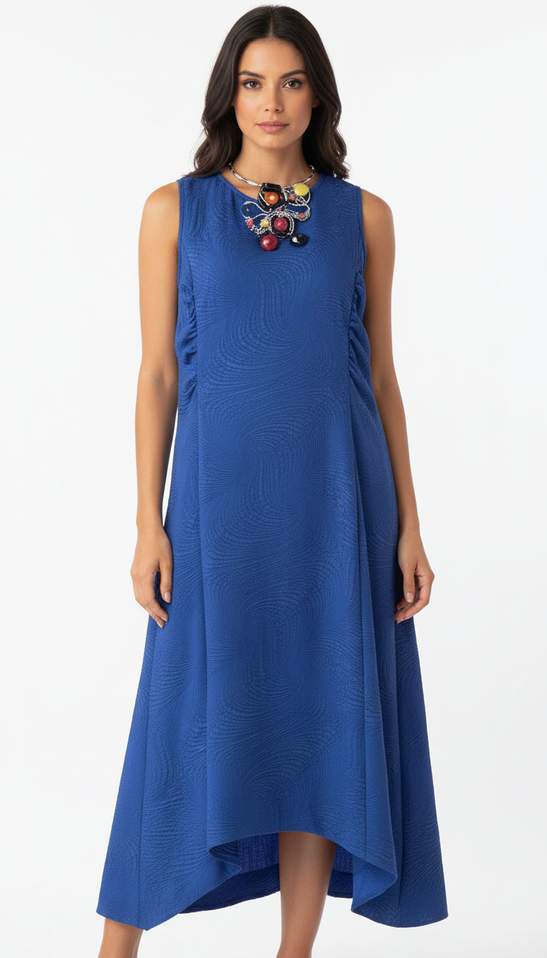 IC Collection Sleeveless Flare Dress-IC-5715D