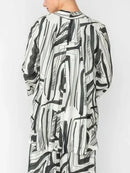 IC Collection Swirl High Low Kimono-IC-5898J