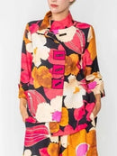 IC Collection Floral High Low Jacket-IC-6124T
