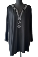 Gardy Embellished V Neck Tunic-3020