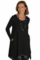 Song & Sung Two Tone Tunic- DT-3028