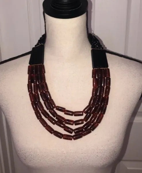 Alisha.D Geo Link Layered Necklace-NMB-338