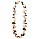 Tagua Handmade Slice Necklace-SC410-CH-COMBO