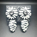 Jeff Lieb Zebra Earrings-21590