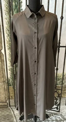 Comfy USA Knee-Length Button-Up-CD309P