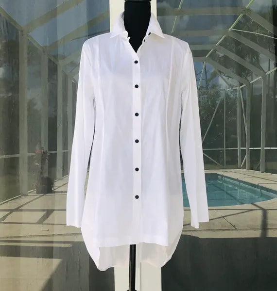 Comfy USA Zena Button Down Blouse-SN528