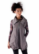 Sun Kim Draw Collar August Vest-ME525