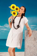 Kozan Branco Roberta Dress-BL-1757-BRANCO
