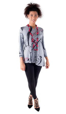 Jess & Jane Matilda V-Cut Tunic-SK5-1247