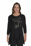 Gardy Vineyard Heel Graphic Tunic-2171