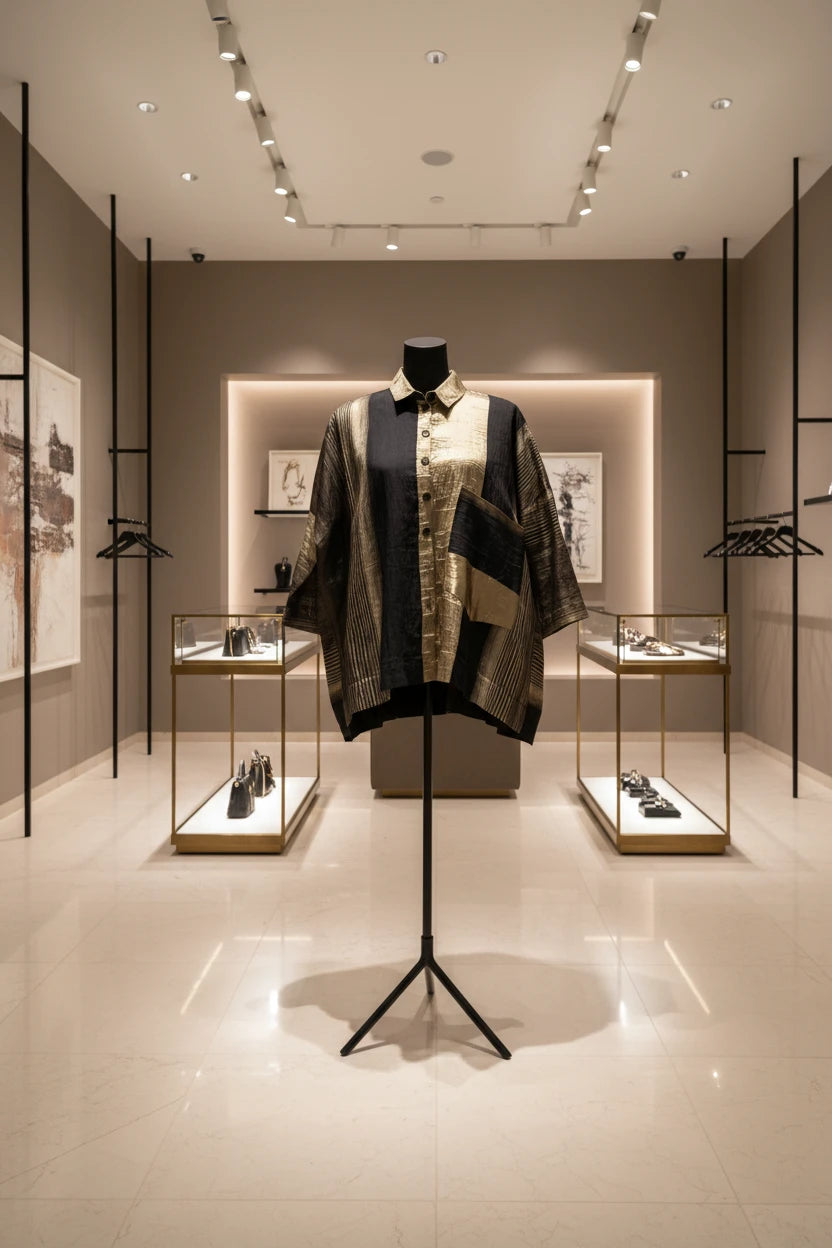 Alembika Button Down Blouse-ET409