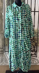 Alembika Gingham Dress-SD622