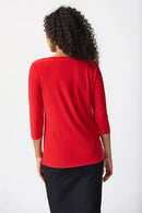Joseph Ribkoff Silky Knit Cowl Neck Top-241241