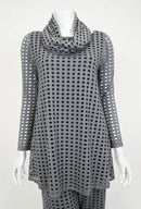 IC Collection Mesh Long Sleeve Top-IC-4727T
