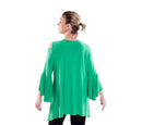 IC Collection Open Shoulder Zipper Front Tunic-IC-1094T