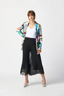 Joseph Ribkoff Abstract Print Silky Knit Blazer-JR-241302