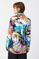 Joseph Ribkoff Abstract Print Silky Knit Blazer-JR-241302