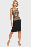 Joseph Ribkoff Leopard Tank-JR-193550