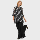 IC COLLECTION BUTTON WIRE COLLAR NEW BLOUSE-IC-3837J