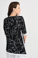 Joseph Ribkoff Artist Print Tunic-JR-201112