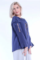IC Collection Cowl Neckline Pullover IC-3583T