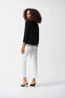 Joseph Ribkoff Silky Knit Loop Detail Fitted Top Style 251133