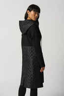 Joseph Ribkoff Quilted Hooded Jacket-233058