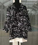 Joseph Ribkoff Expandable Zipper back Blouse-221221