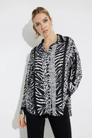 Joseph Ribkoff Multi Animal Print Blouse-231096