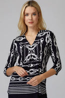 Joseph Ribkoff Naval V Neck Tunic-201089
