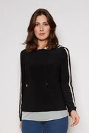 Joseph Ribkoff Hooded Top-JR-202146
