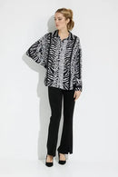 Joseph Ribkoff Multi Animal Print Blouse-231096